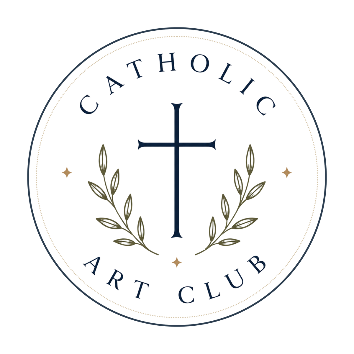 Catholic Art Club logo – Catholic prayer cards and religious art